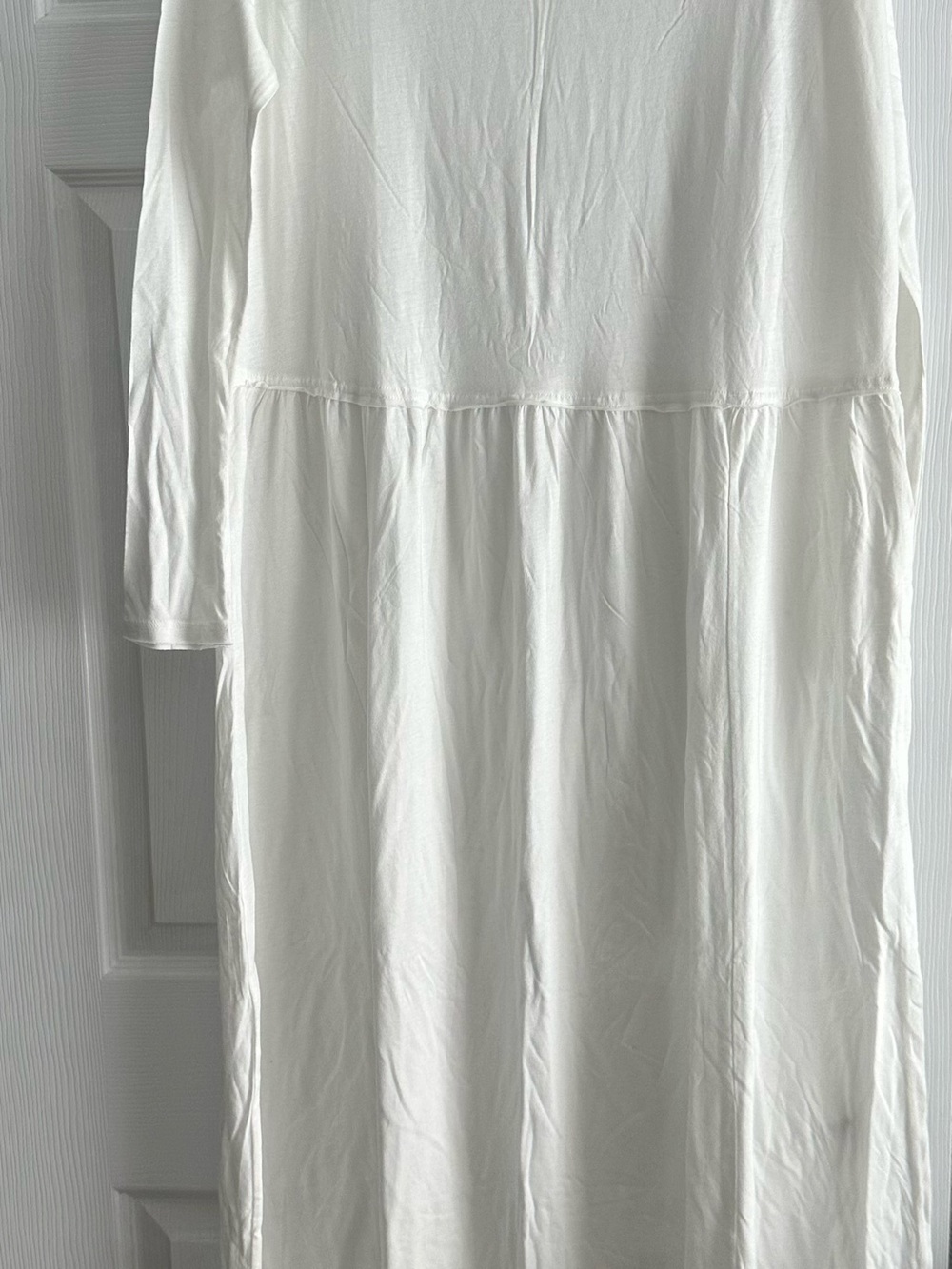 Free People white Long Sleeve Maxi Dress